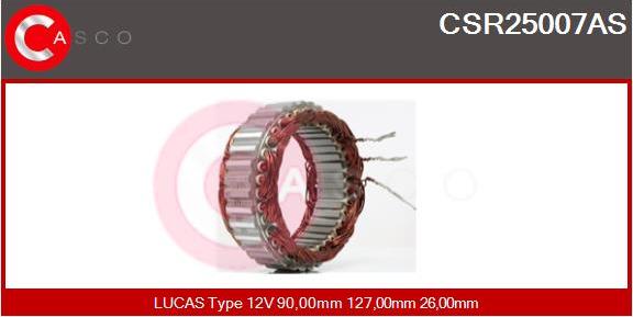 Casco CSR25007AS - Stator, alternator furqanavto.az