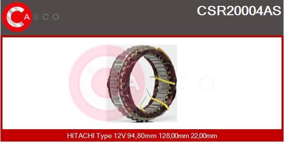 Casco CSR20004AS - Stator, alternator furqanavto.az