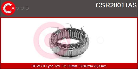 Casco CSR20011AS - Stator, alternator furqanavto.az