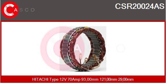 Casco CSR20024AS - Stator, alternator furqanavto.az