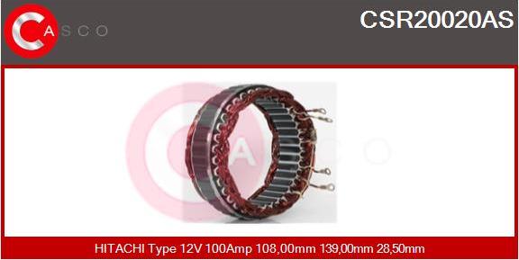 Casco CSR20020AS - Stator, alternator furqanavto.az