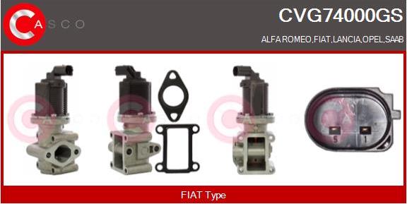 Casco CVG74000GS - EGR Valf furqanavto.az