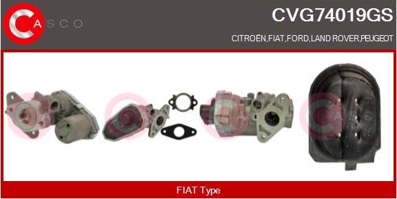 Casco CVG74019GS - EGR Valf furqanavto.az