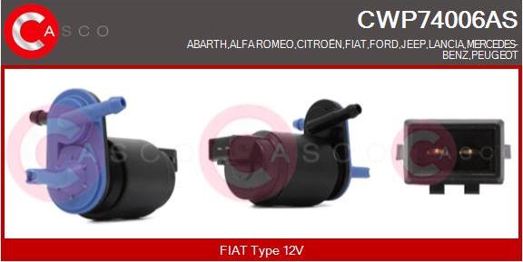 Casco CWP74006AS - Su nasosu, pəncərələrin təmizlənməsi furqanavto.az