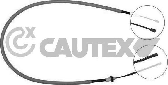 Cautex 028344 - Kabel, dayanacaq əyləci furqanavto.az