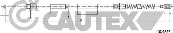 Cautex 766296 - Kabel, dayanacaq əyləci furqanavto.az
