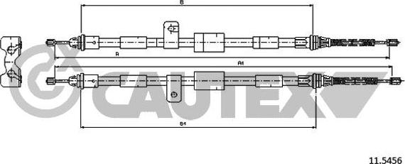 Cautex 761419 - Kabel, dayanacaq əyləci furqanavto.az