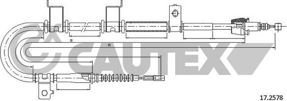 Cautex 761570 - Kabel, dayanacaq əyləci furqanavto.az