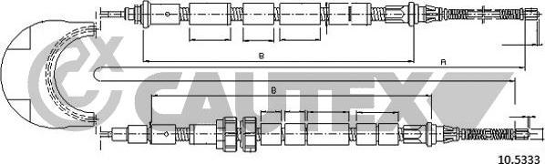 Cautex 761397 - Kabel, dayanacaq əyləci furqanavto.az