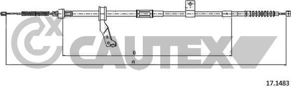 Cautex 762838 - Kabel, dayanacaq əyləci furqanavto.az