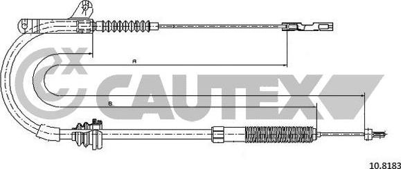 Cautex 762878 - Kabel, dayanacaq əyləci furqanavto.az