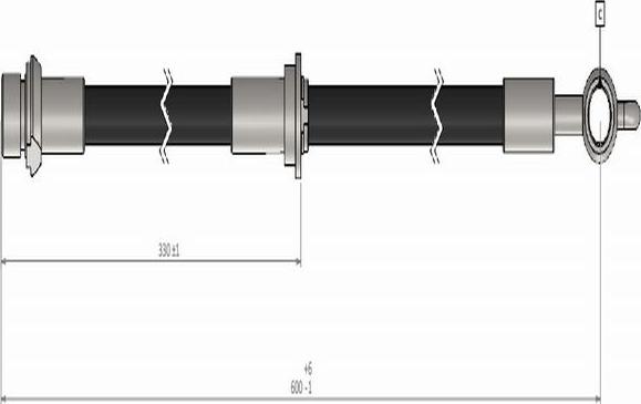 CAVO C900 447A - Əyləc şlanqı furqanavto.az