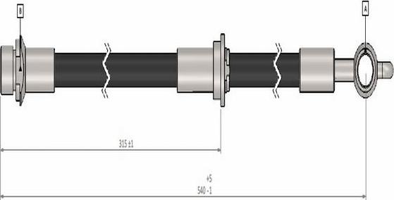 CAVO C900 453A - Əyləc şlanqı furqanavto.az