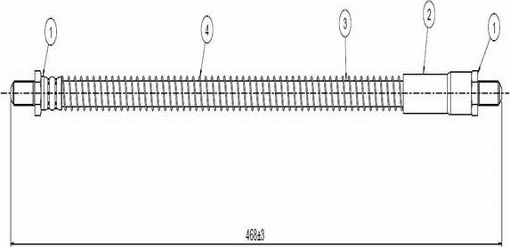 CAVO C900 040A - Əyləc şlanqı furqanavto.az