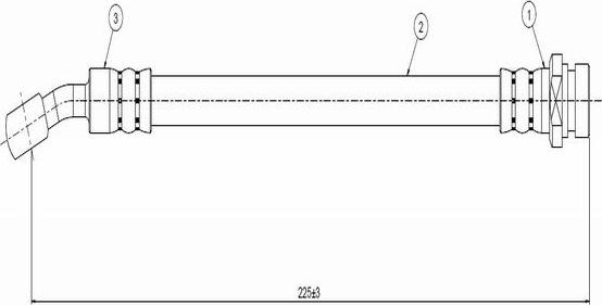 CAVO C800 491A - Əyləc şlanqı furqanavto.az