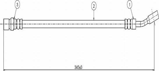 CAVO C800 446A - Əyləc şlanqı furqanavto.az