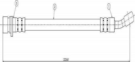 CAVO C800 438A - Əyləc şlanqı furqanavto.az