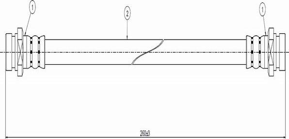 CAVO C800 425A - Əyləc şlanqı furqanavto.az