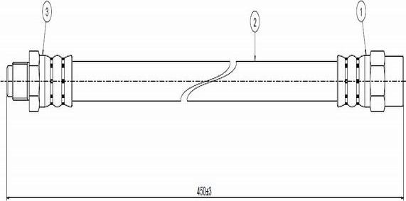 CAVO C800 514A - Əyləc şlanqı furqanavto.az