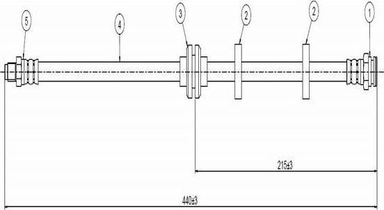 CAVO C800 531A - Əyləc şlanqı furqanavto.az