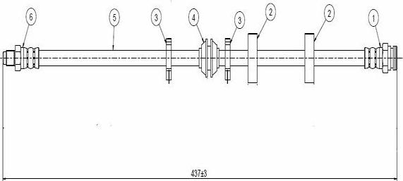 CAVO C800 650A - Əyləc şlanqı furqanavto.az