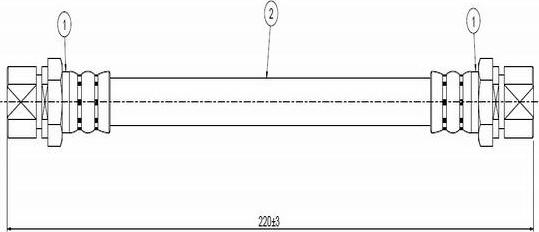 CAVO C800 668A - Əyləc şlanqı furqanavto.az