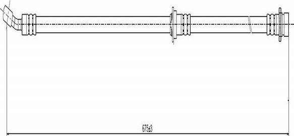 CAVO C800 689A - Əyləc şlanqı furqanavto.az