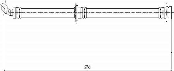 CAVO C800 686A - Əyləc şlanqı furqanavto.az