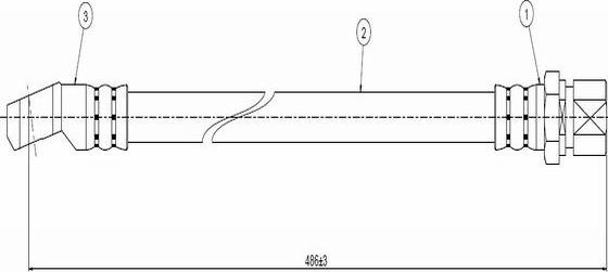 CAVO C800 042A - Əyləc şlanqı furqanavto.az