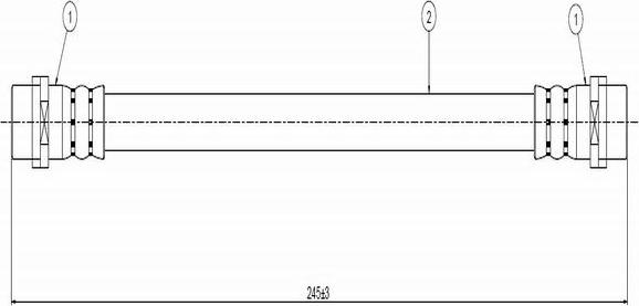 CAVO C800 064A - Əyləc şlanqı furqanavto.az