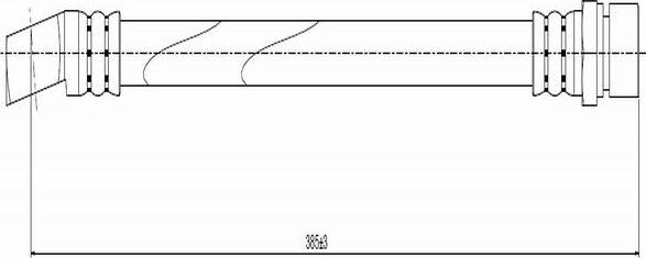 CAVO C800 065A - Əyləc şlanqı furqanavto.az