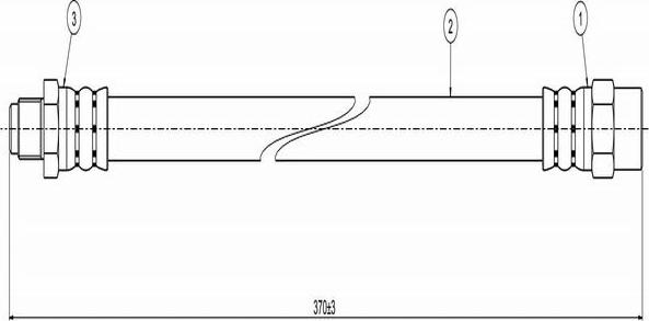 CAVO C800 112A - Əyləc şlanqı furqanavto.az