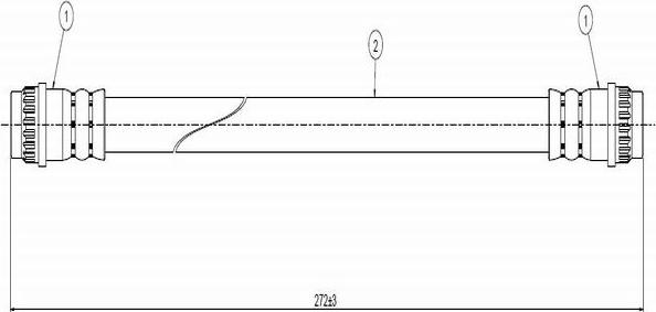 CAVO C800 173A - Əyləc şlanqı furqanavto.az