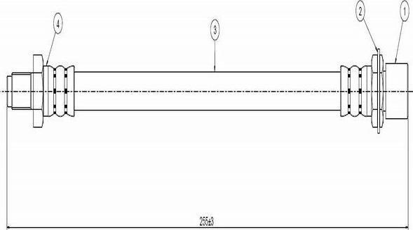 CAVO C800 331A - Əyləc şlanqı furqanavto.az