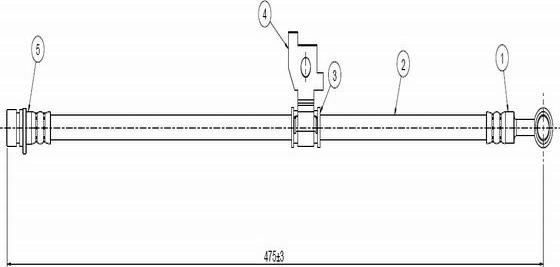 CAVO C800 248A - Əyləc şlanqı furqanavto.az