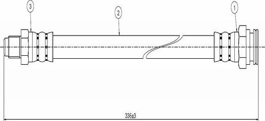 CAVO C800 755A - Əyləc şlanqı furqanavto.az