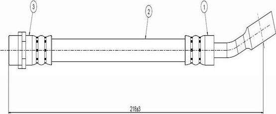 CAVO C800 752A - Əyləc şlanqı furqanavto.az