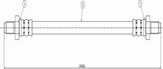 CAVO C800 786A - Əyləc şlanqı furqanavto.az