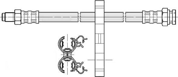 CEF 511529 - Əyləc şlanqı furqanavto.az