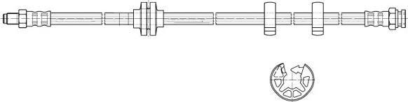 CEF 511665 - Əyləc şlanqı furqanavto.az