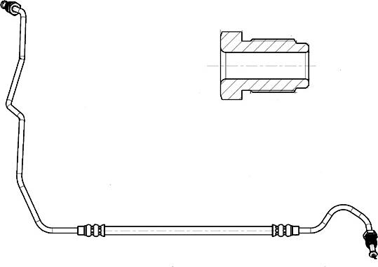 CEF 518318 - Əyləc şlanqı furqanavto.az