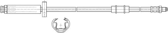 CEF 517055 - Əyləc şlanqı furqanavto.az