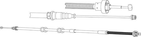 CEF AR02146 - Kabel, dayanacaq əyləci furqanavto.az