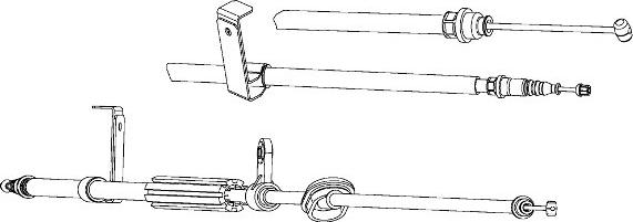 CEF AR02142 - Kabel, dayanacaq əyləci furqanavto.az