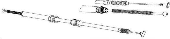 CEF AR02130 - Kabel, dayanacaq əyləci furqanavto.az