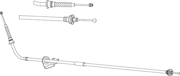 CEF BW02134 - Kabel, dayanacaq əyləci furqanavto.az