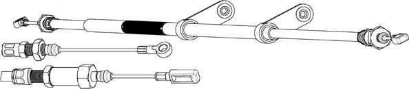 CEF CT02190 - Kabel, dayanacaq əyləci furqanavto.az