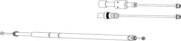 CEF CT02153 - Kabel, dayanacaq əyləci furqanavto.az