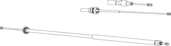 CEF CT02167 - Kabel, dayanacaq əyləci furqanavto.az