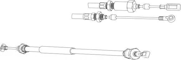 CEF CT02180 - Kabel, dayanacaq əyləci furqanavto.az